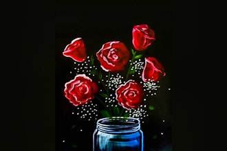 Paint Nite: Rose Bouquet